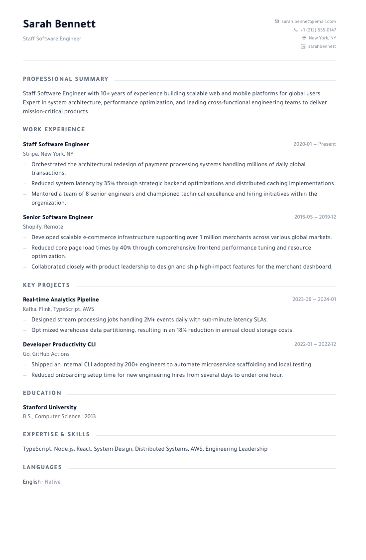 Nordic template female example