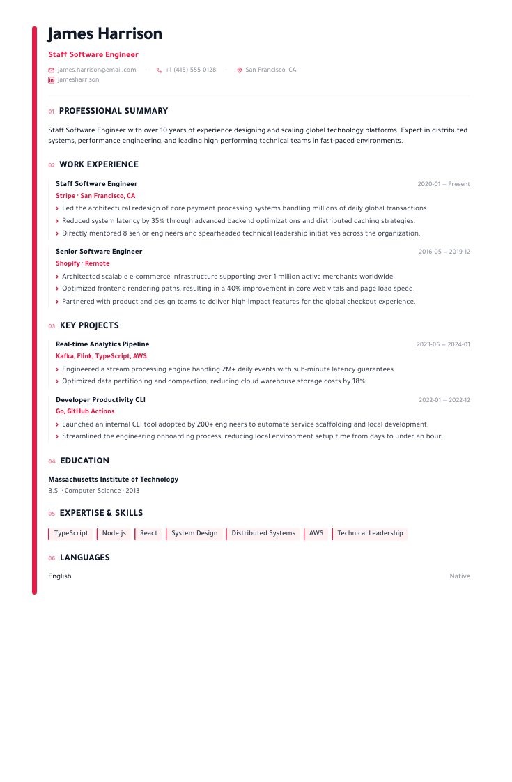 Bold Statement template male example